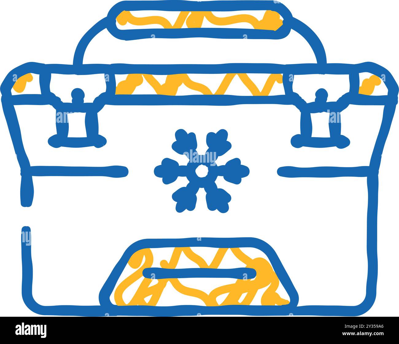freezer bag icon doodle illustration Stock Vector Image & Art - Alamy