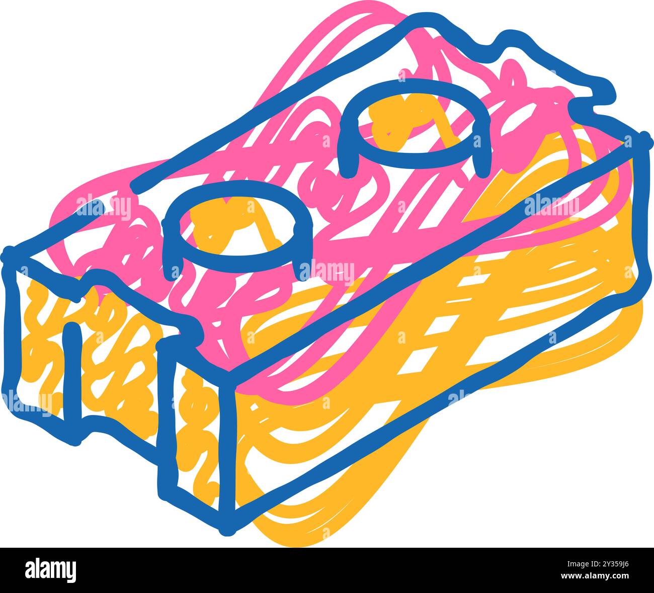 game brick icon doodle illustration Stock Vector Image & Art - Alamy