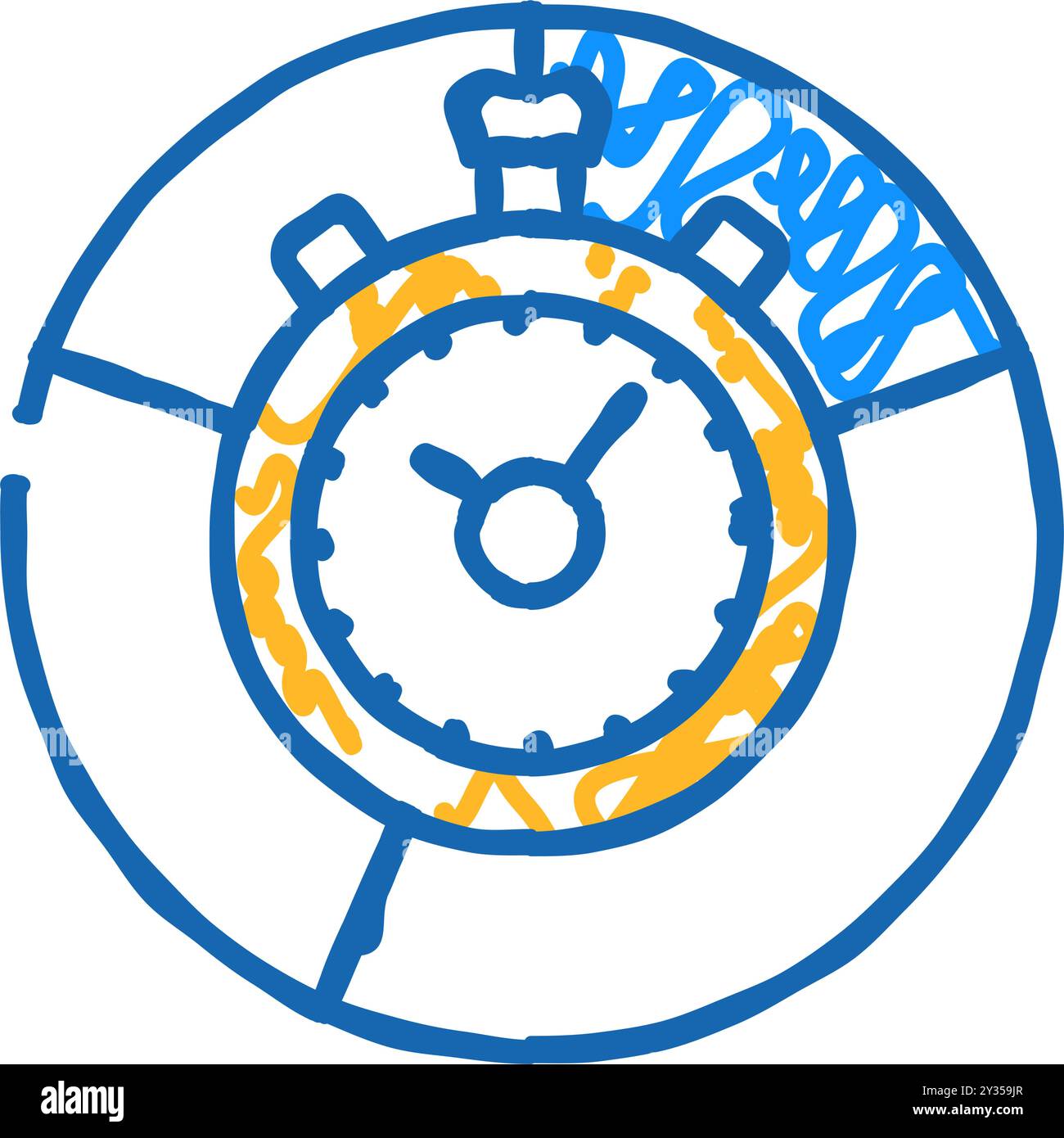 stop watch icon doodle illustration Stock Vector Image & Art - Alamy