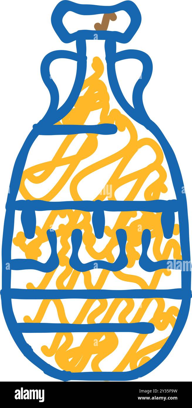 stylish amphora icon doodle illustration Stock Vector Image & Art - Alamy