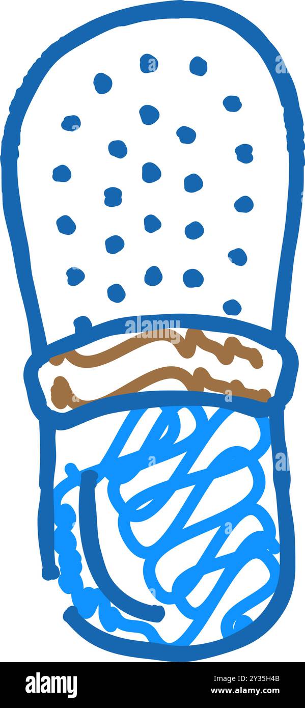 beach slippers icon doodle illustration Stock Vector Image & Art - Alamy