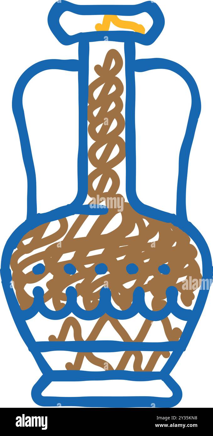 ceramic amphora icon doodle illustration Stock Vector Image & Art - Alamy