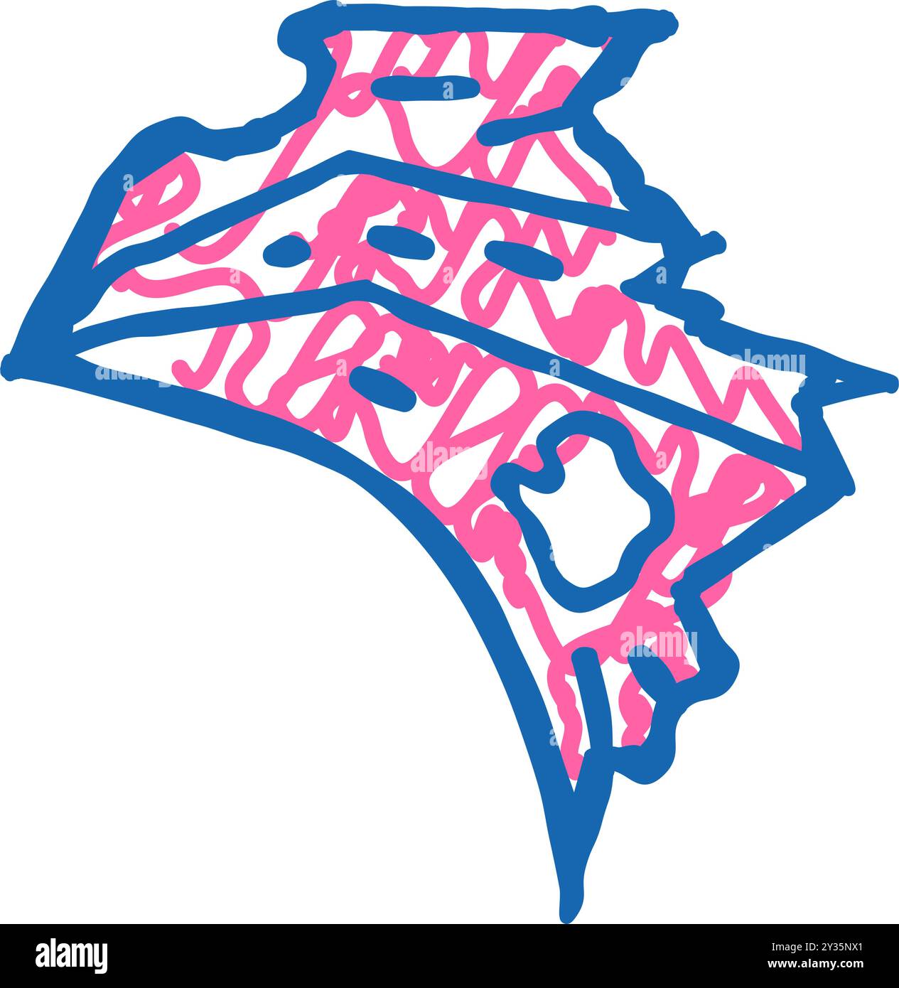 ragged wing icon doodle illustration Stock Vector Image & Art - Alamy