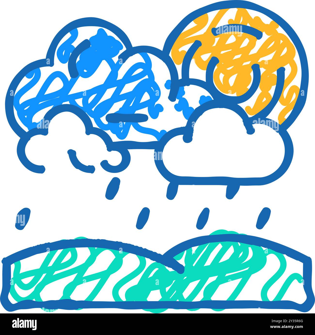 Drizzle fog Stock Vector Images - Alamy
