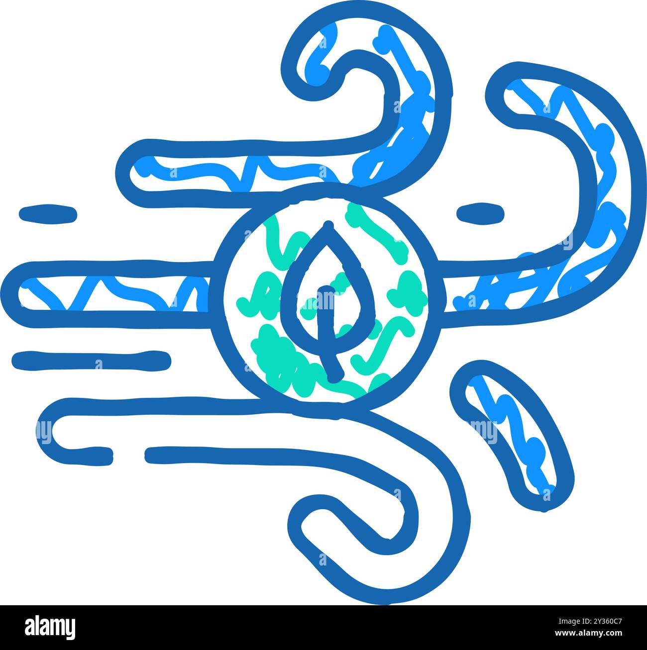 fresh air icon doodle illustration Stock Vector Image & Art - Alamy