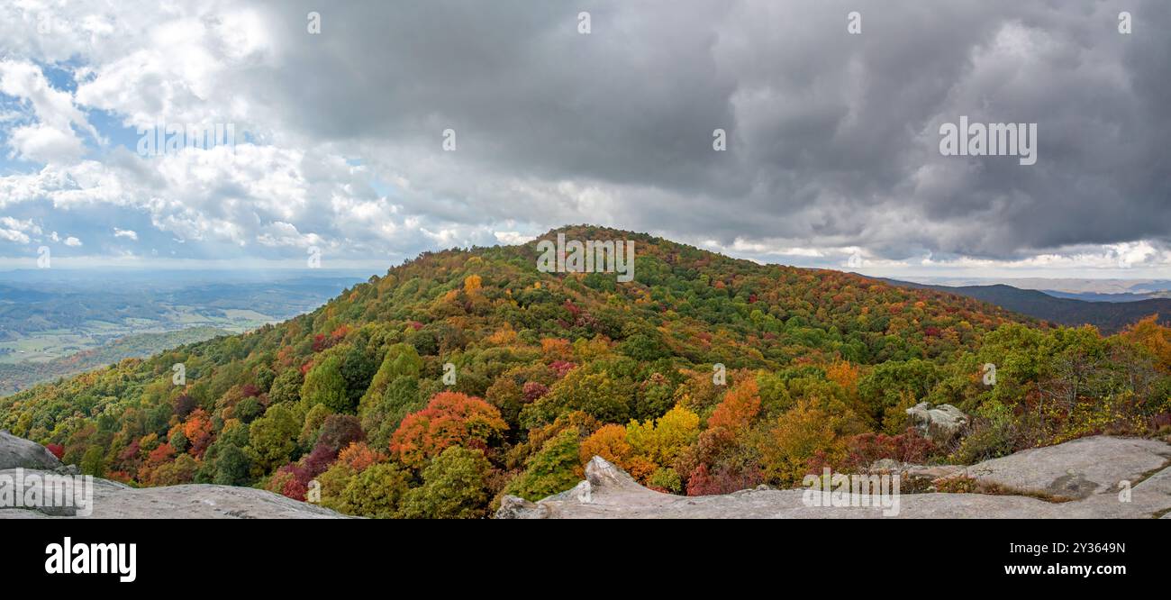 Cumberland Gap National Historical Park from White Rocks Overlook Stock ...