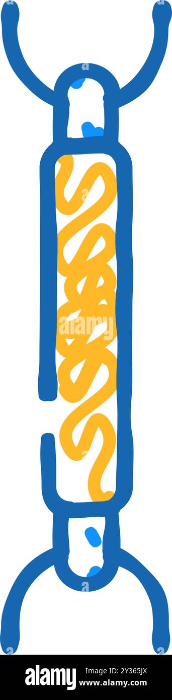bar chain icon doodle illustration Stock Vector Image & Art - Alamy