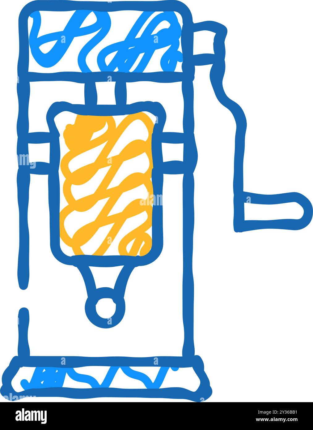 sausage stuffer icon doodle illustration Stock Vector Image & Art - Alamy