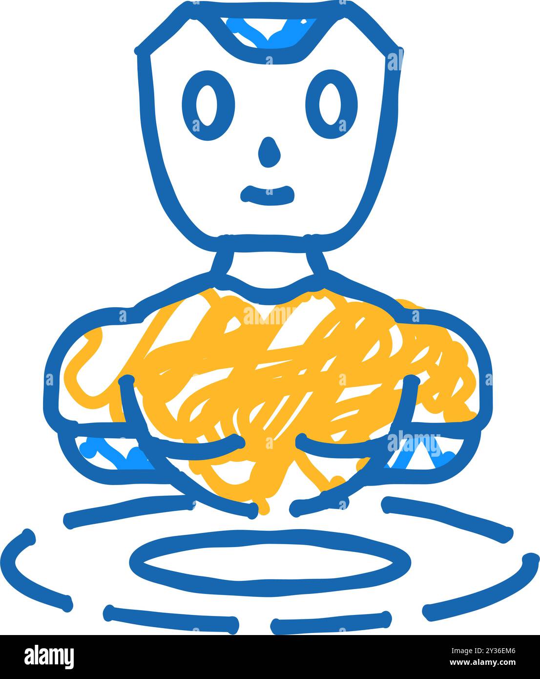 modern chat bot icon doodle illustration Stock Vector Image & Art - Alamy