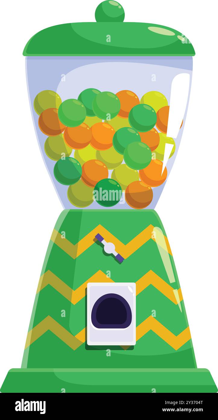 Detailed A Gumball Machine Contains 23 Green Gumballs View Illustration Detailed A Gumball Machine Contains 23 Green Gumballs View Illustration
