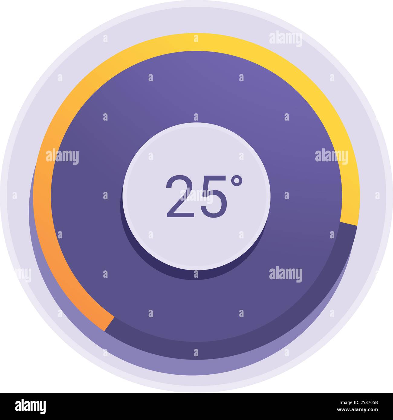 Setting the room temperature Stock Vector Images - Alamy