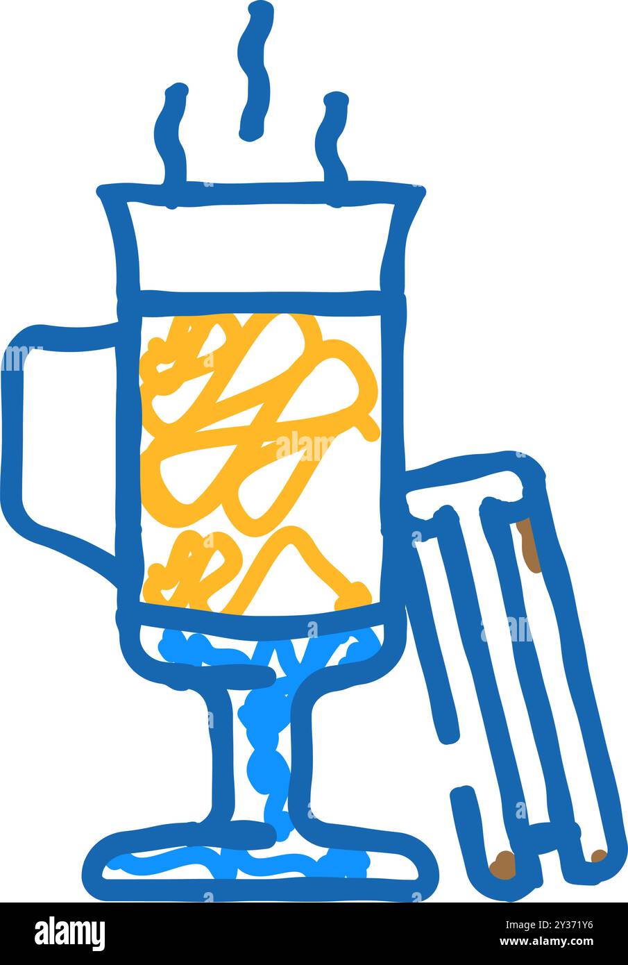 hot drink icon doodle illustration Stock Vector Image & Art - Alamy