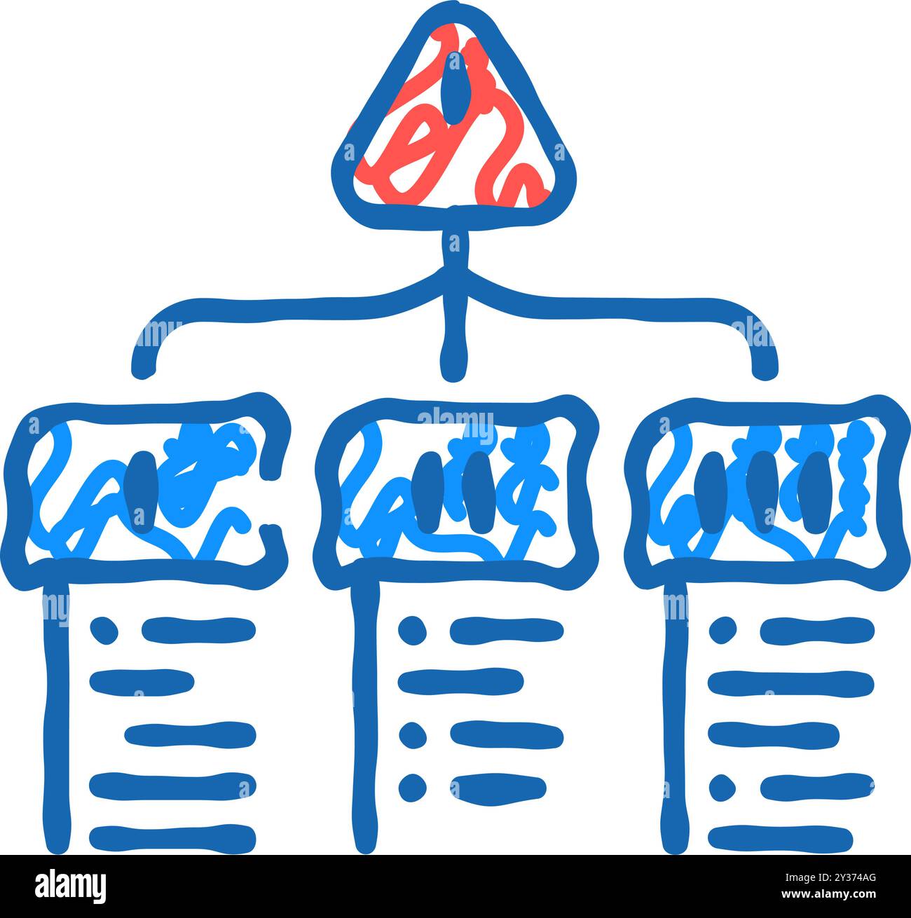 evaluation risk icon doodle illustration Stock Vector Image & Art - Alamy