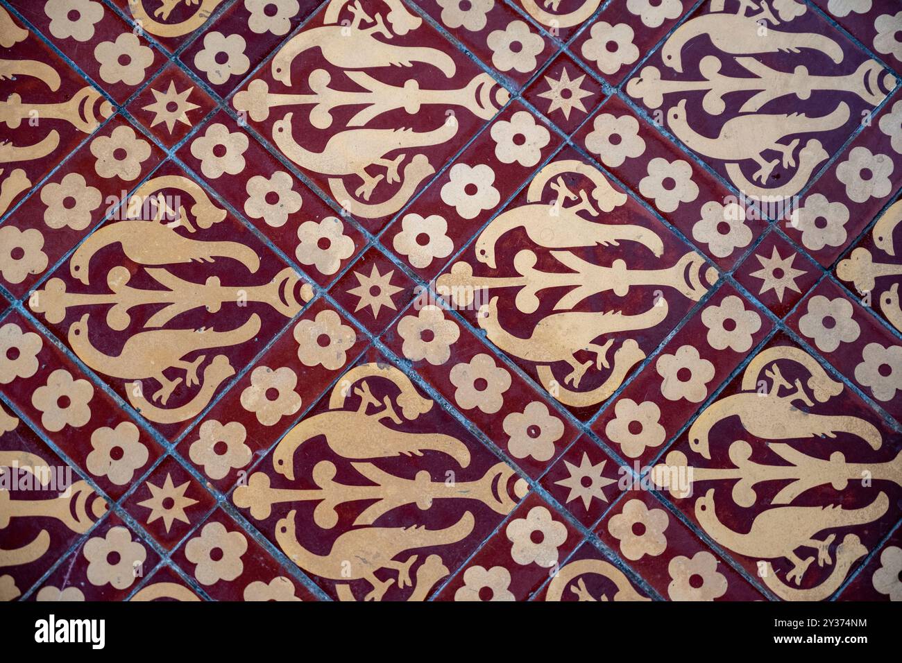 Salisbury, England - 05-28-2024: Ceramic floor tile in Salisbury ...