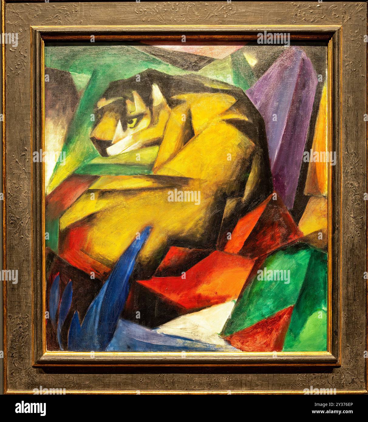 ARTCANVAS The top Tiger 1912 by Franz Marc Canvas Art Print