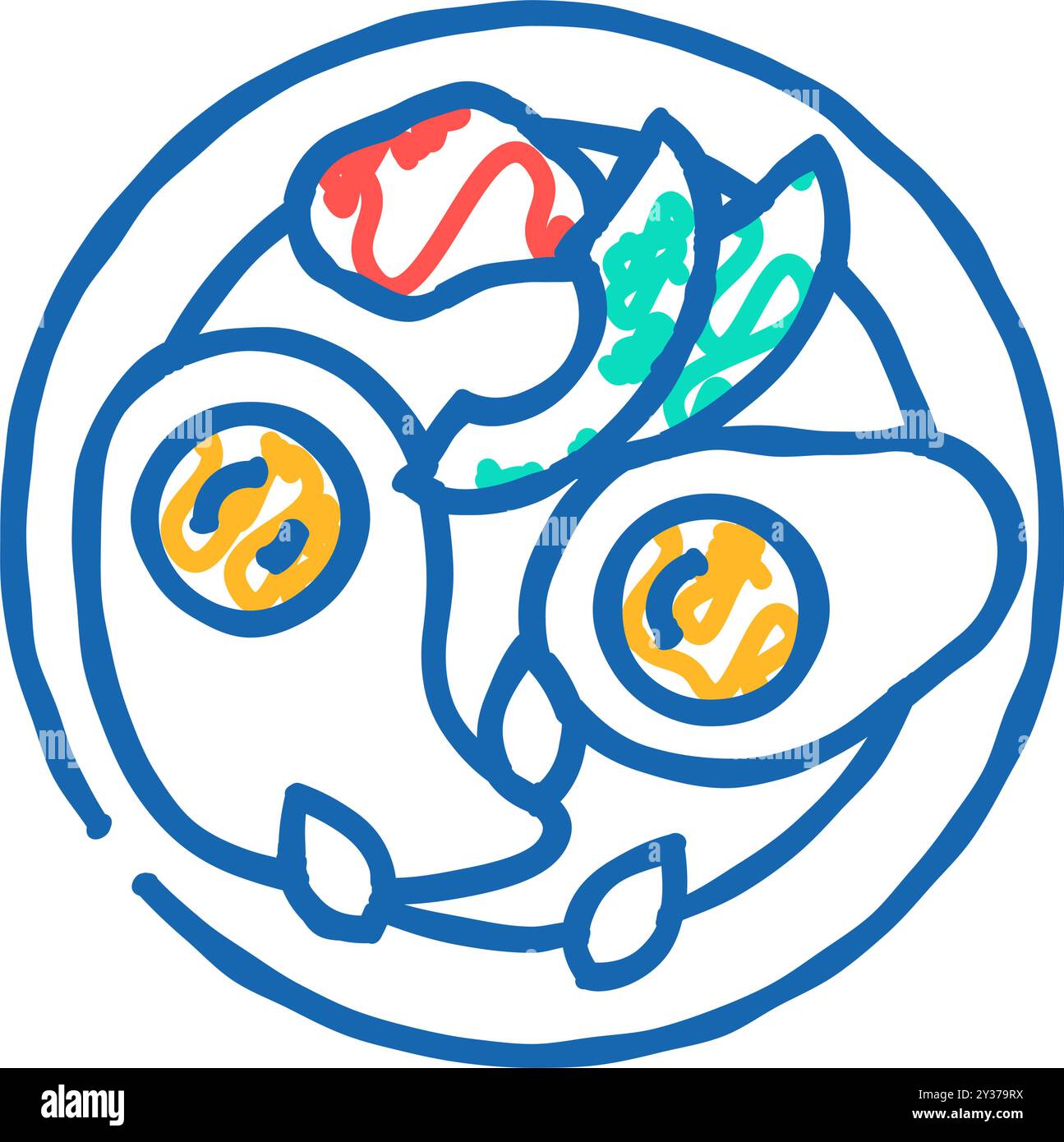 Huevos rancheros mexico Stock Vector Images - Alamy