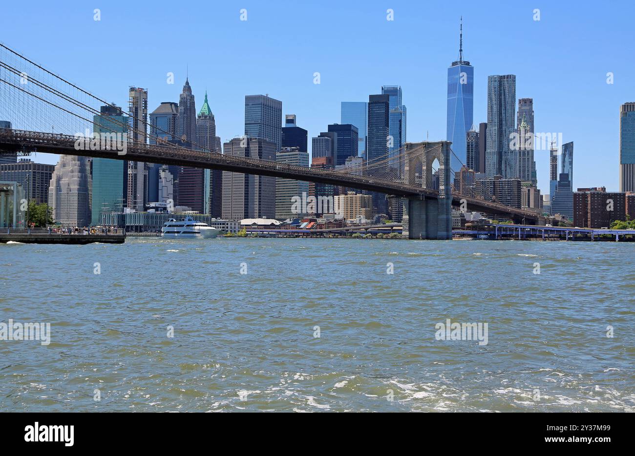 On East River - New York City Stock Photo - Alamy