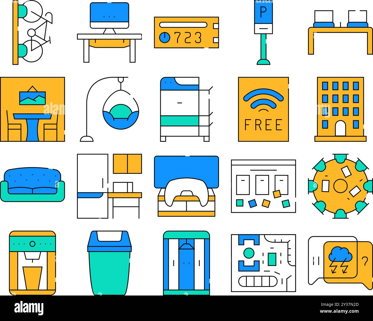 Coworking kitchen Cut Out Stock Images & Pictures - Alamy