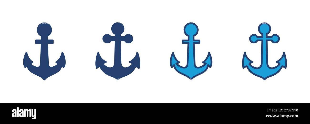 Anchor icon vector. Anchor symbol logo. Anchor marine icon Stock Vector ...