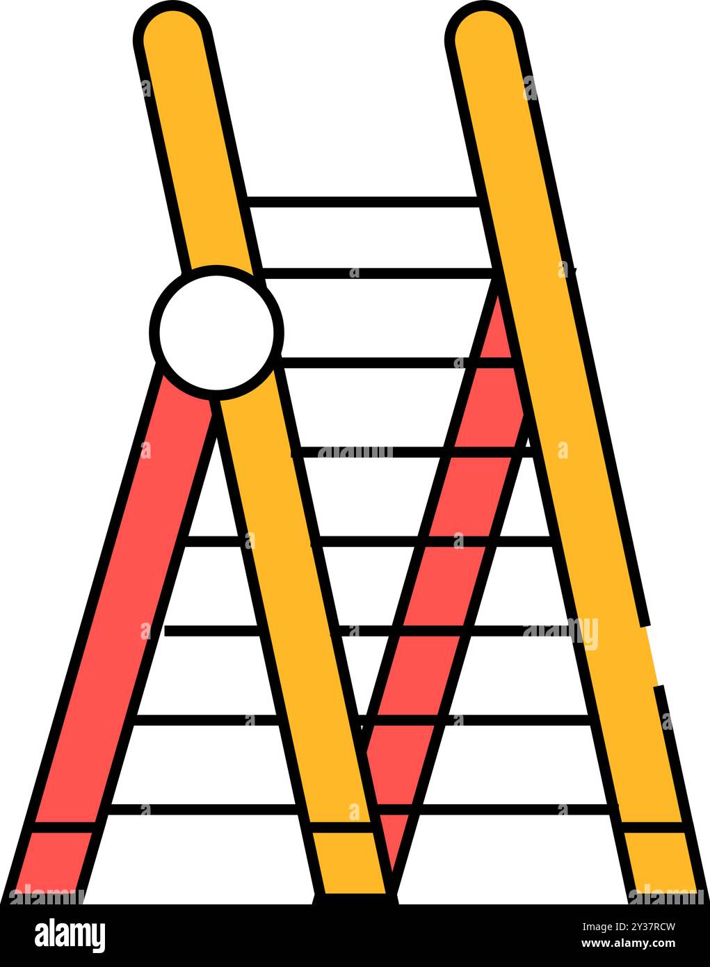 ladder tool icon color illustration Stock Vector Image & Art - Alamy