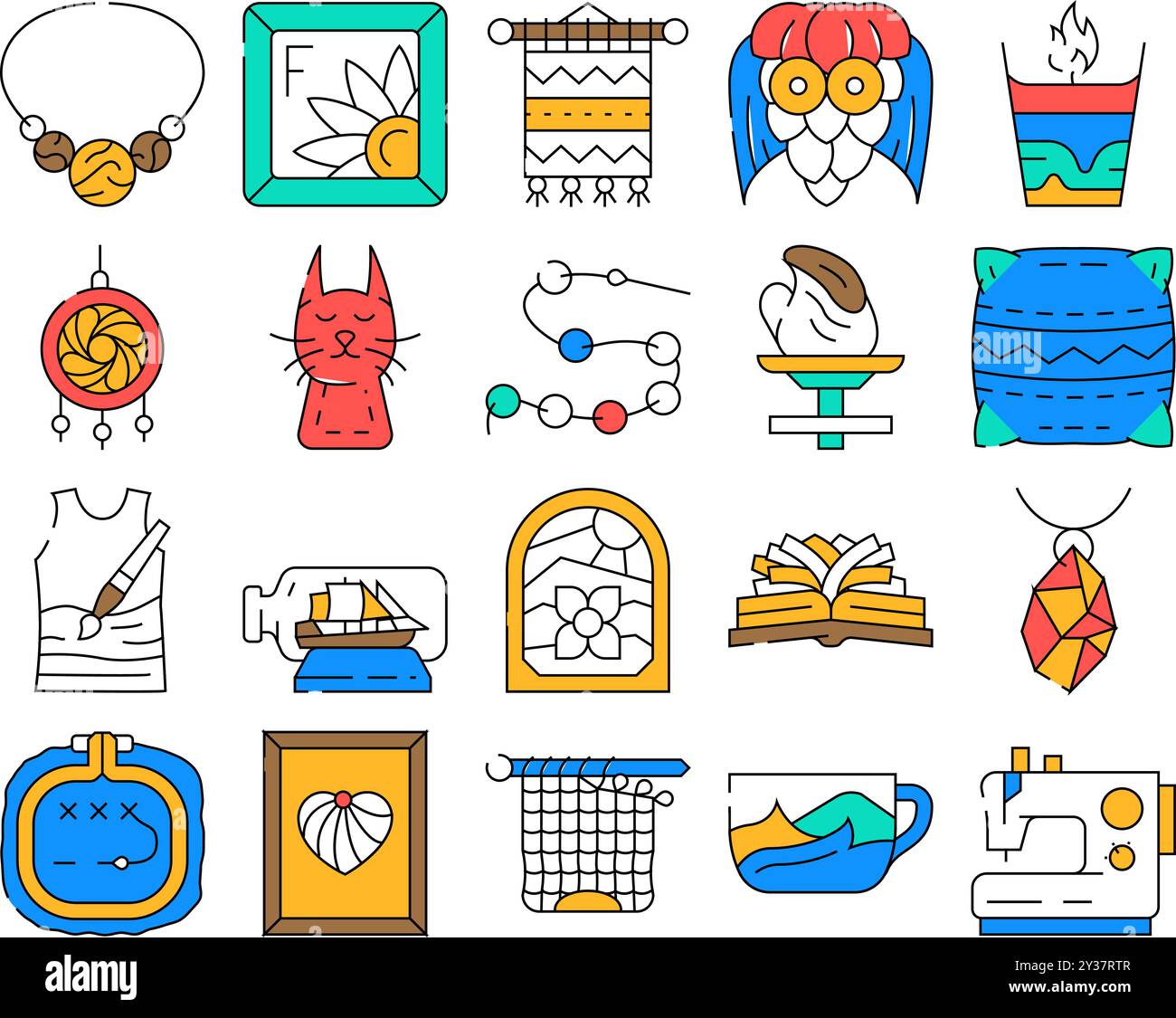 Candle stained glass Stock Vector Images - Alamy