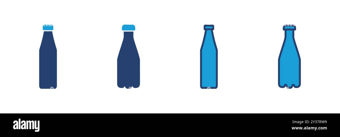 Bottle icon vector. bottle vector icon Stock Vector