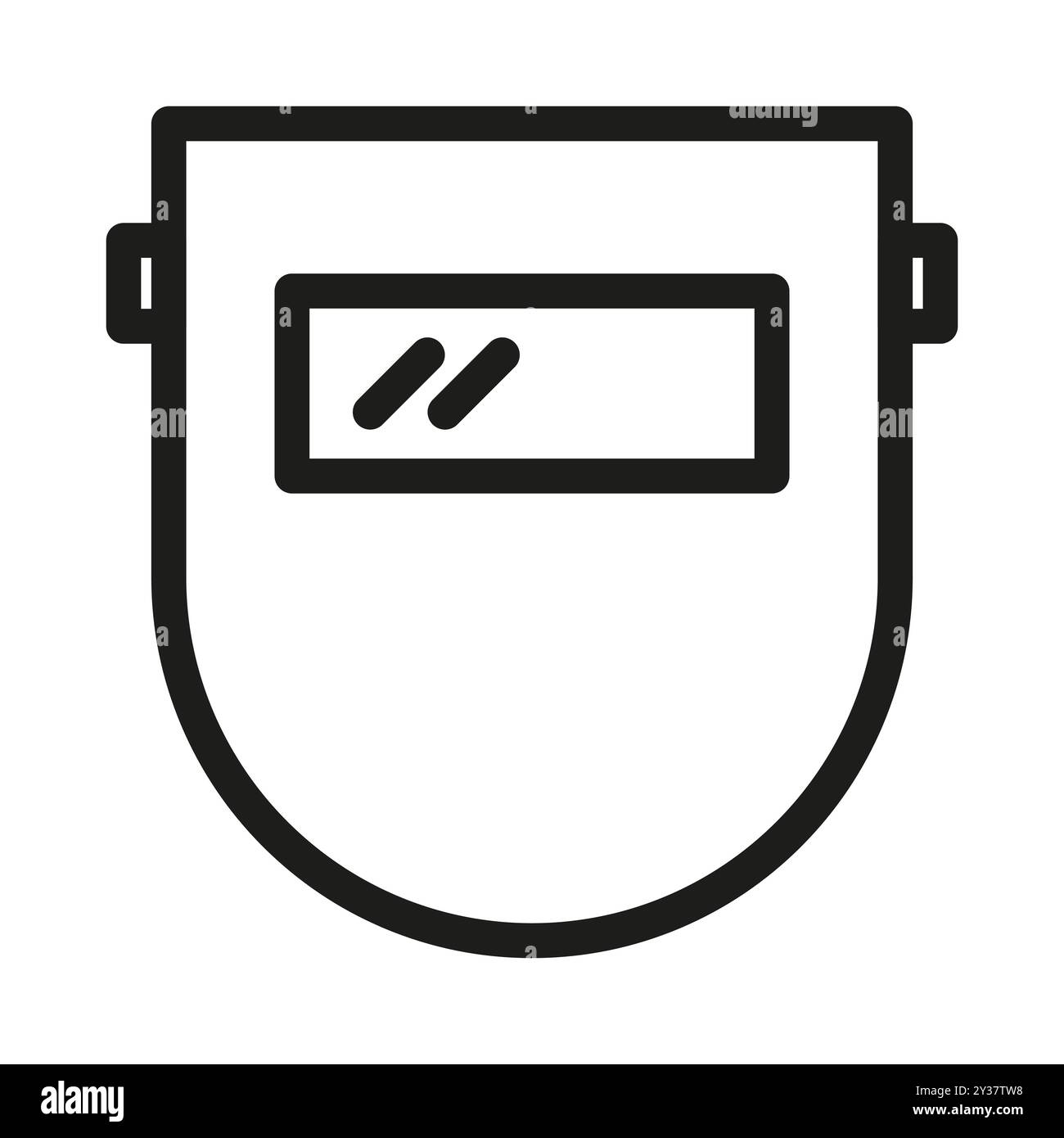 Welding face shield Stock Vector Images - Alamy