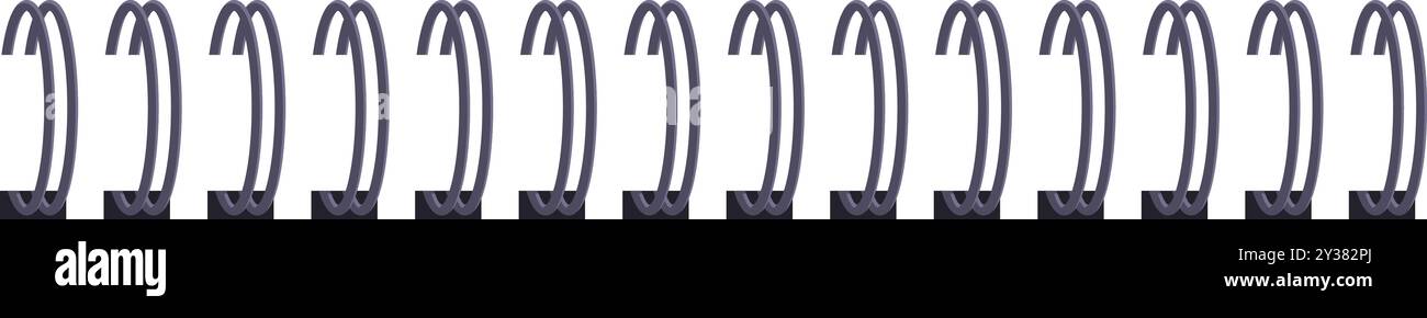 This minimalist illustration shows an empty bike rack standing on a ...
