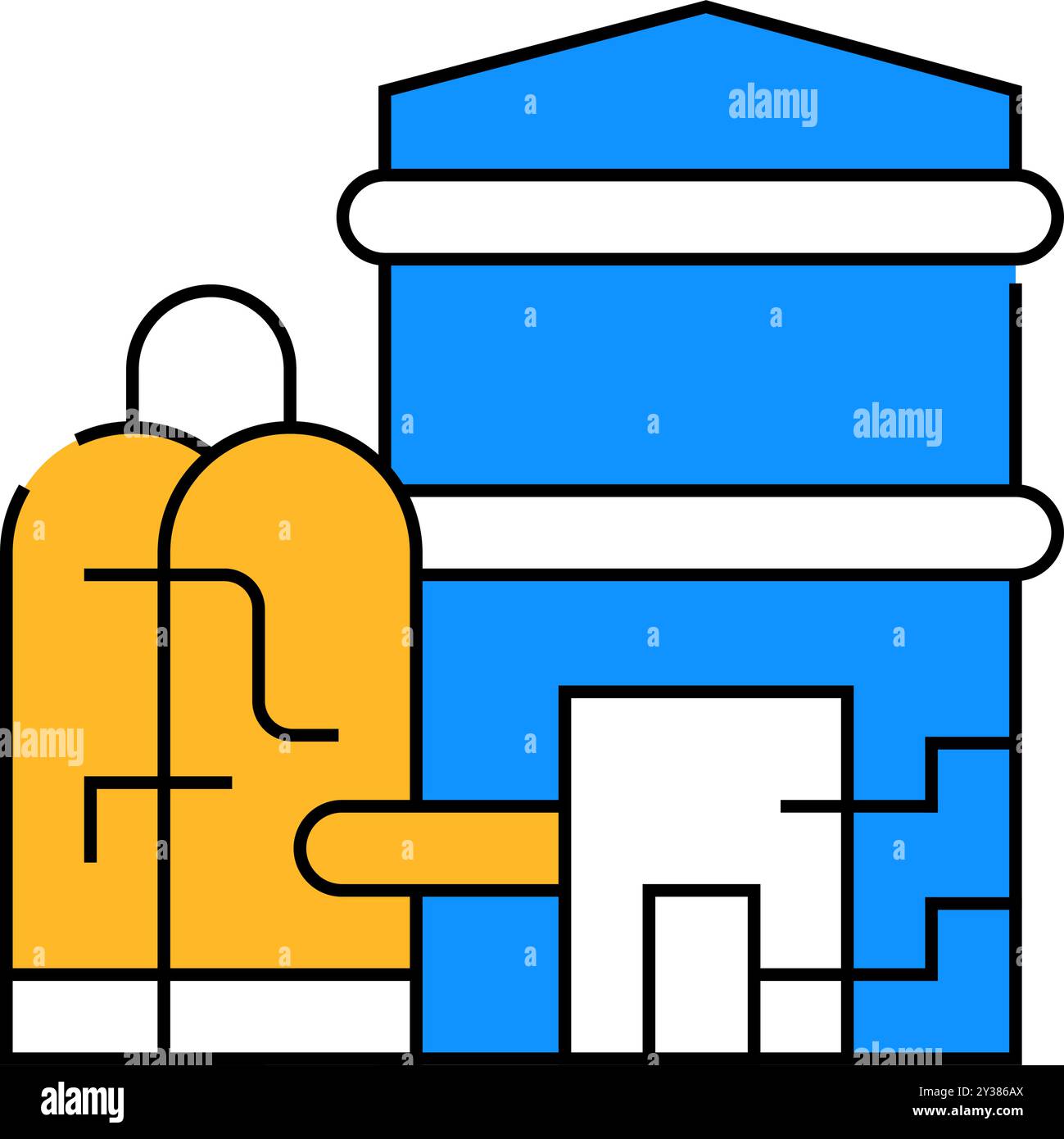 production factory bio fuel icon color illustration Stock Vector Image ...