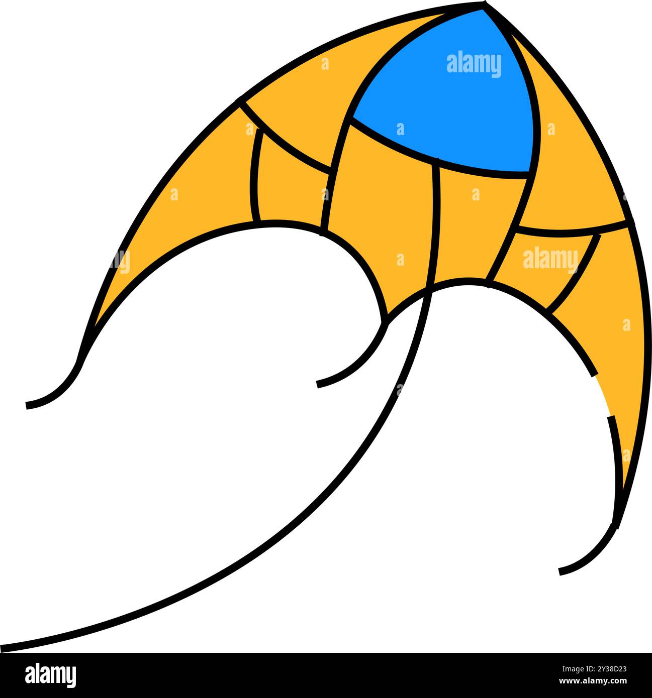 flying kite flat icon color illustration Stock Vector Image & Art - Alamy