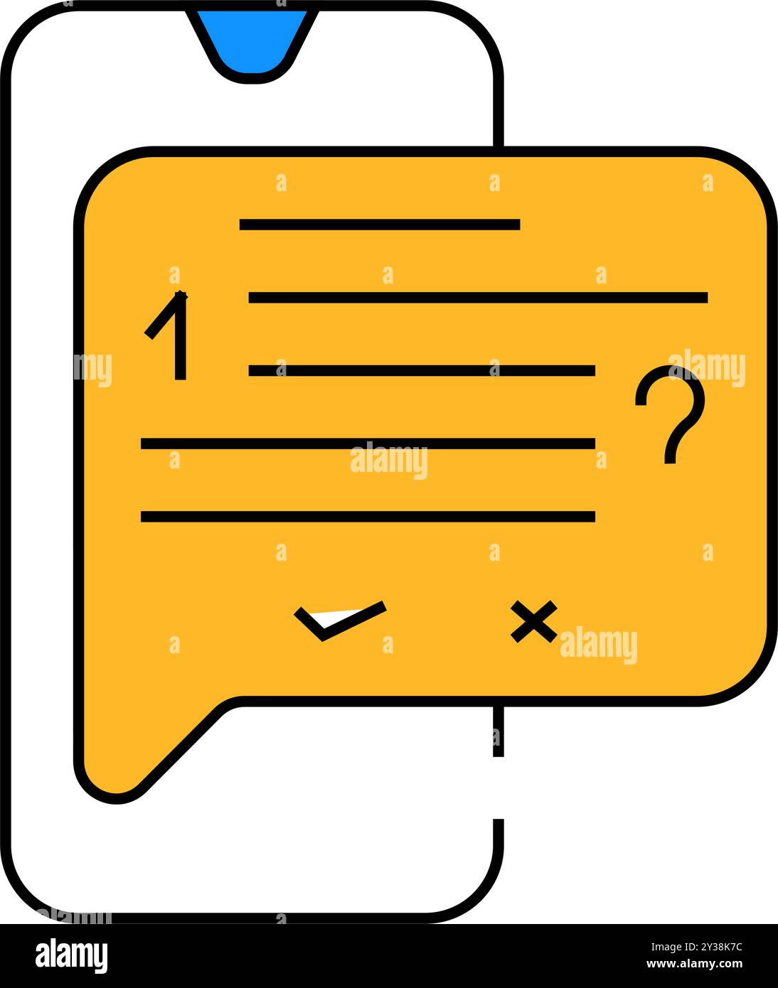 answer on question call center icon color illustration Stock Vector ...