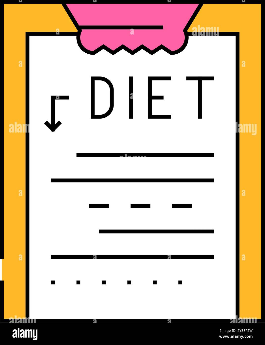description diet icon color illustration Stock Vector Image & Art - Alamy