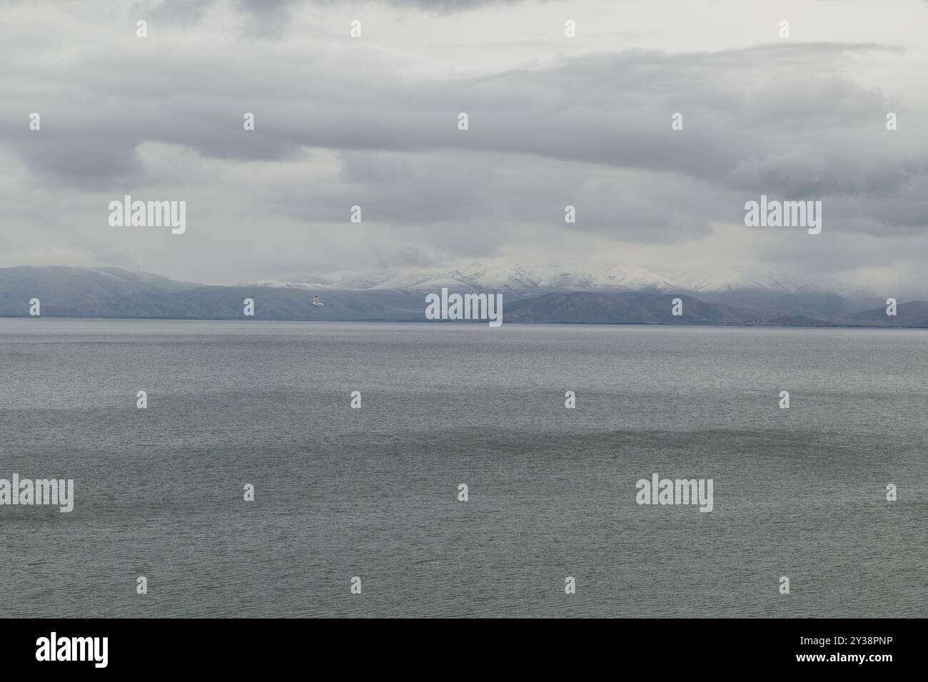 Armenia, lake Sevan, view from the mountain Stock Photo - Alamy