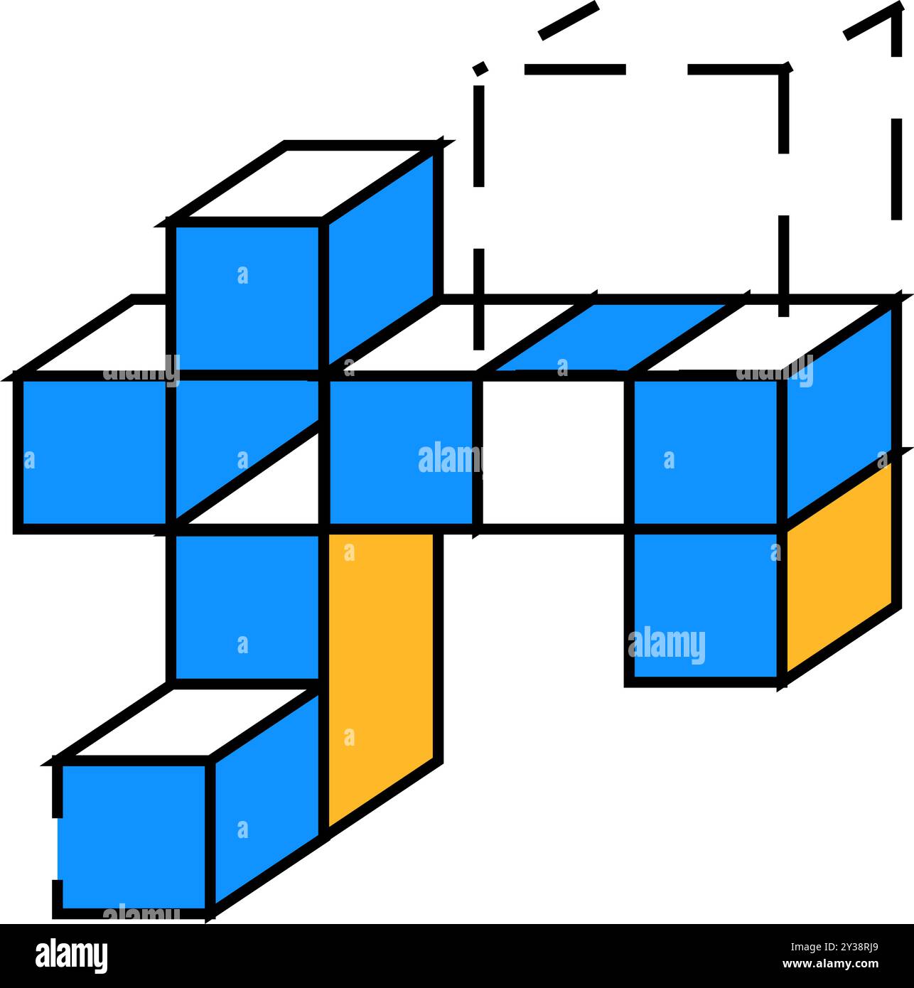 3d tasks icon color illustration Stock Vector Image & Art - Alamy