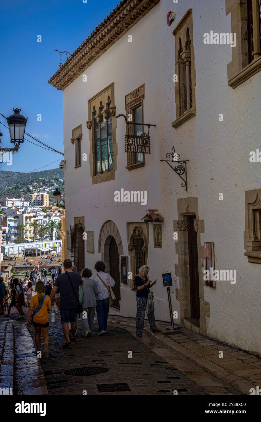 Cau Ferrat, Sitges, Barcelona, Catalonia, Spain. October 2023 Stock Photo