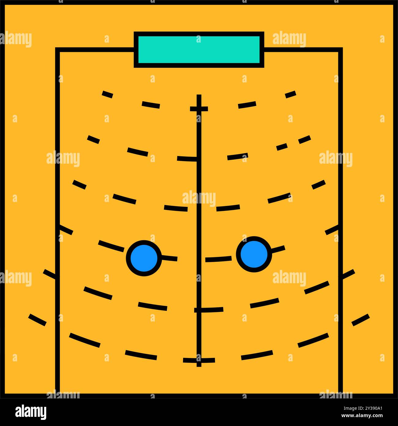 sound sensor for blind people icon color illustration Stock Vector ...
