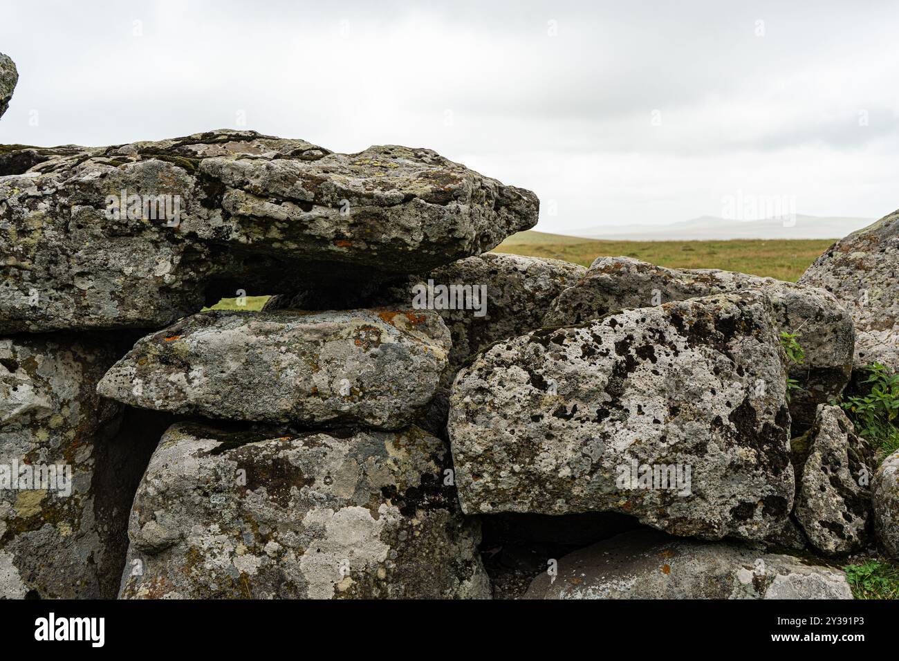 Famous megalith site in Georgia Stock Photo