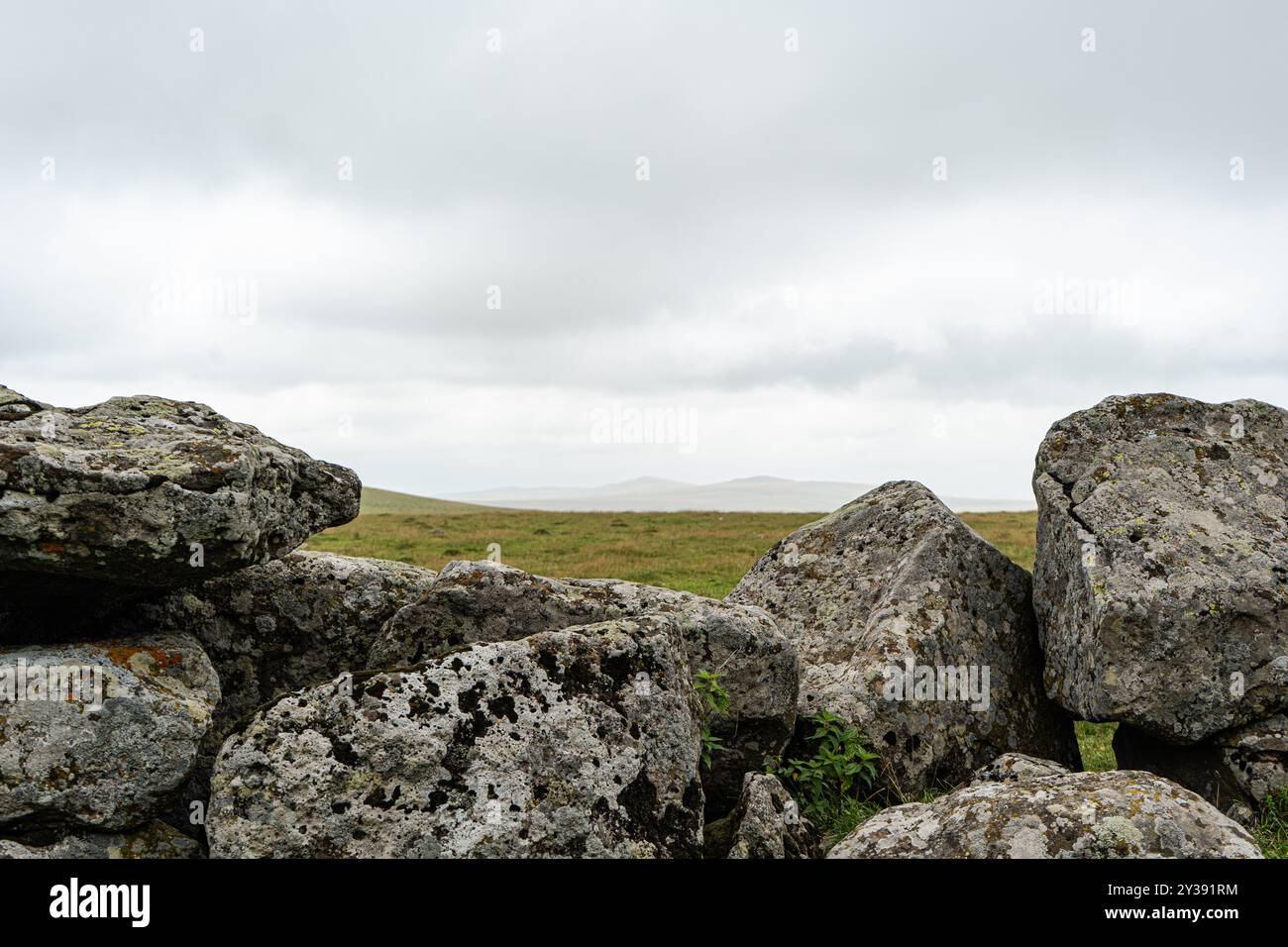 Famous megalith site in Georgia Stock Photo