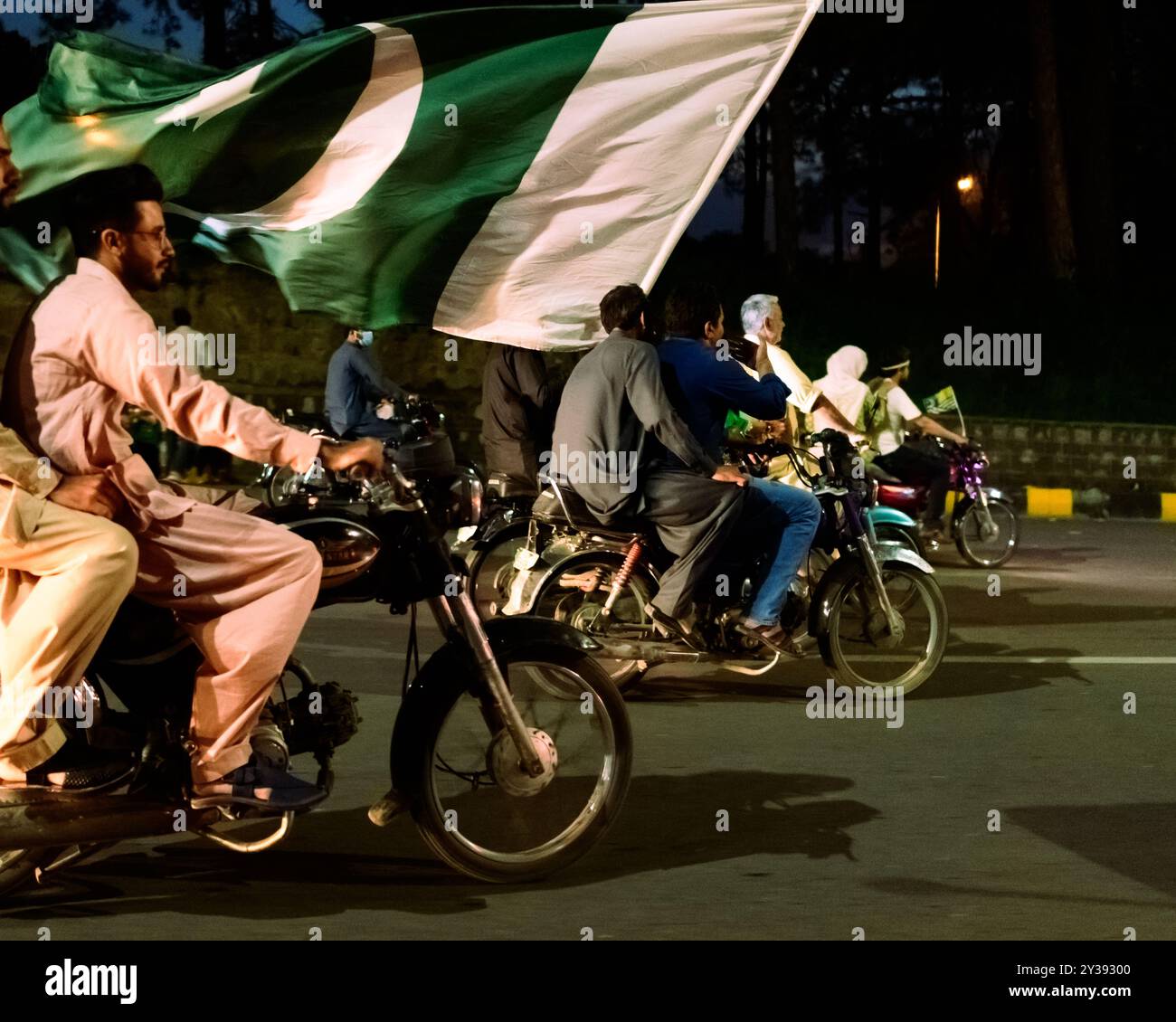 Pakistan National Day Celebration in Islamabad Stock Photo