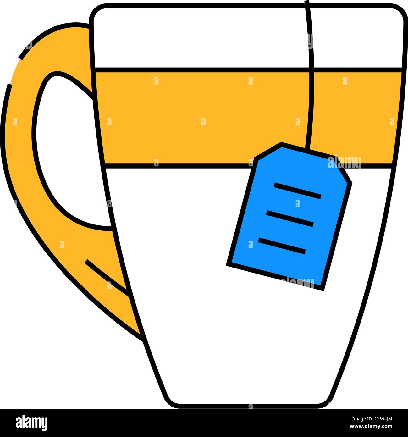 cup tea icon color illustration Stock Vector Image & Art - Alamy