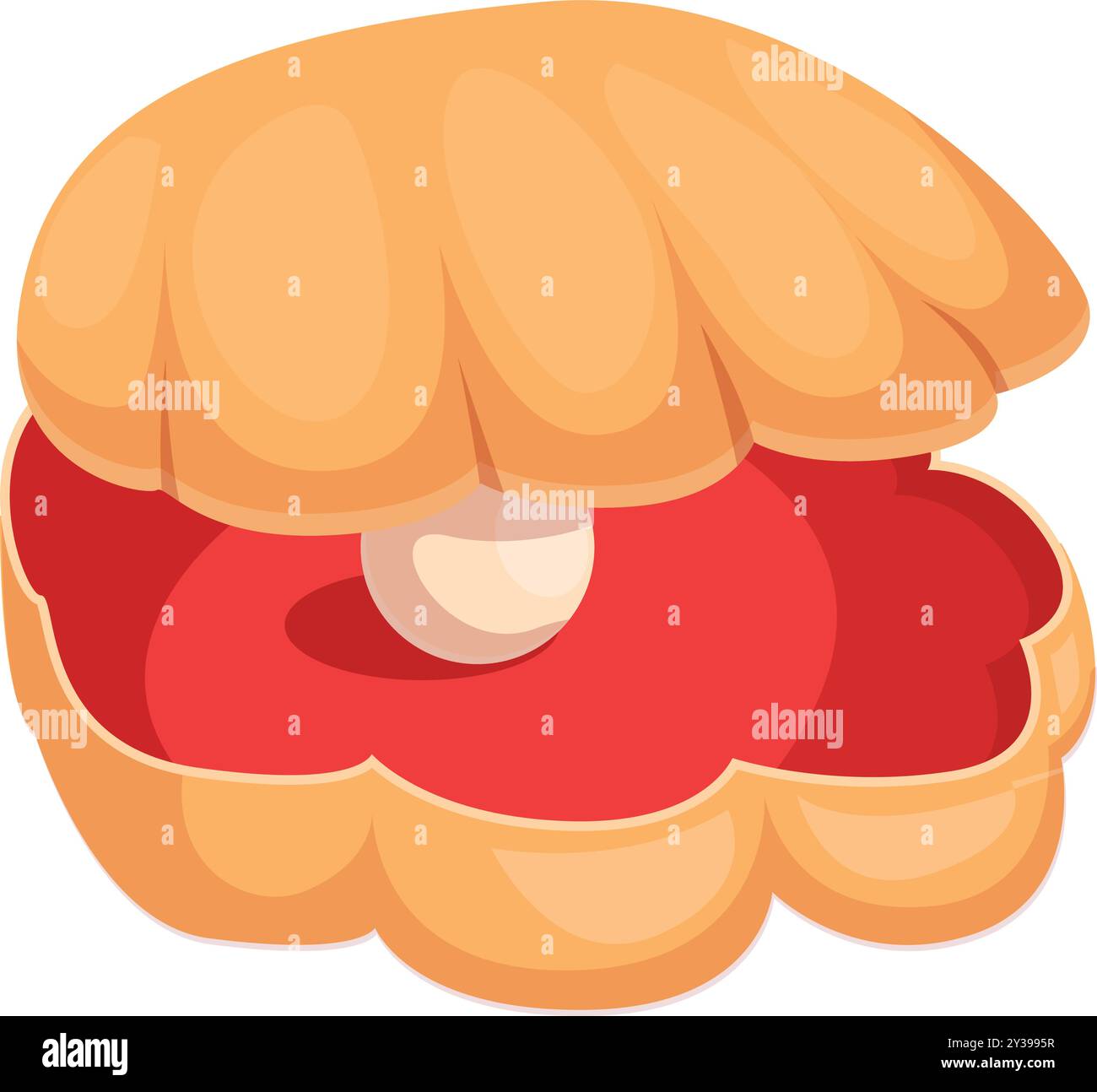 Clam shell inside Stock Vector Images - Alamy