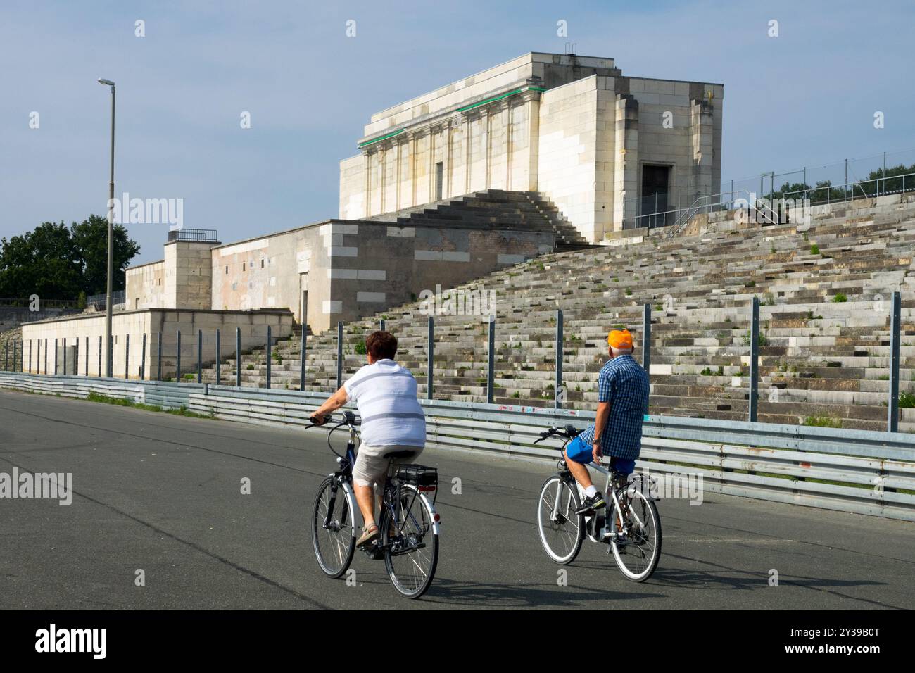 Zeppelinfeld Nuremberg Zeppelin Field Nazi Tribune Grandstand Stadium, Nuremberg Germany Europe Stock Photo