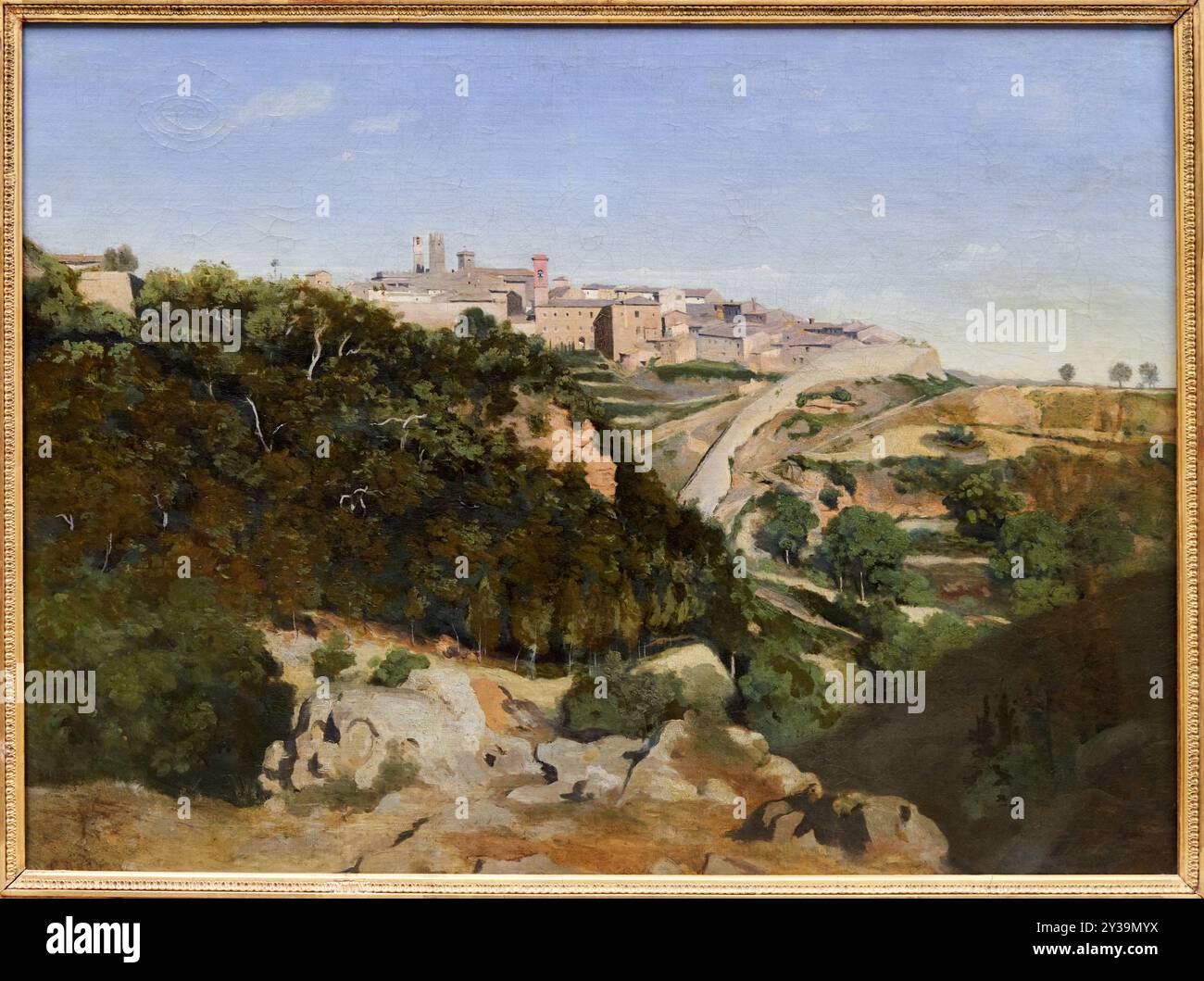Jean baptiste camille corot louvre hi-res stock photography