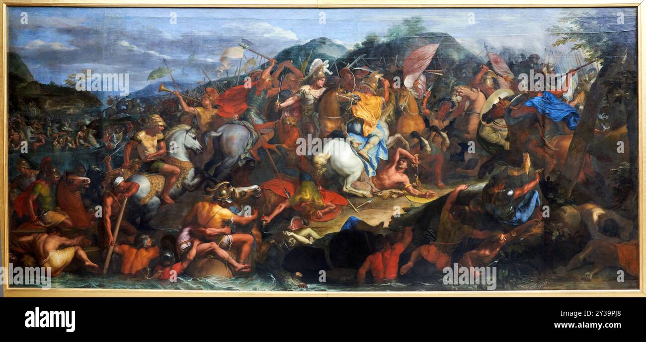 最終‼️絵画　グラニック　GRANICK 234／500 Crossing the Granicus, 1665, Charles LE BRUN, Paris, 1619 - Paris