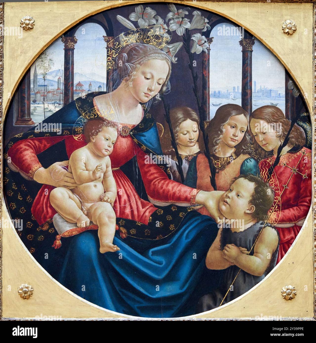 The Virgin and Child with the Infant Saint John the Baptist and Three ...