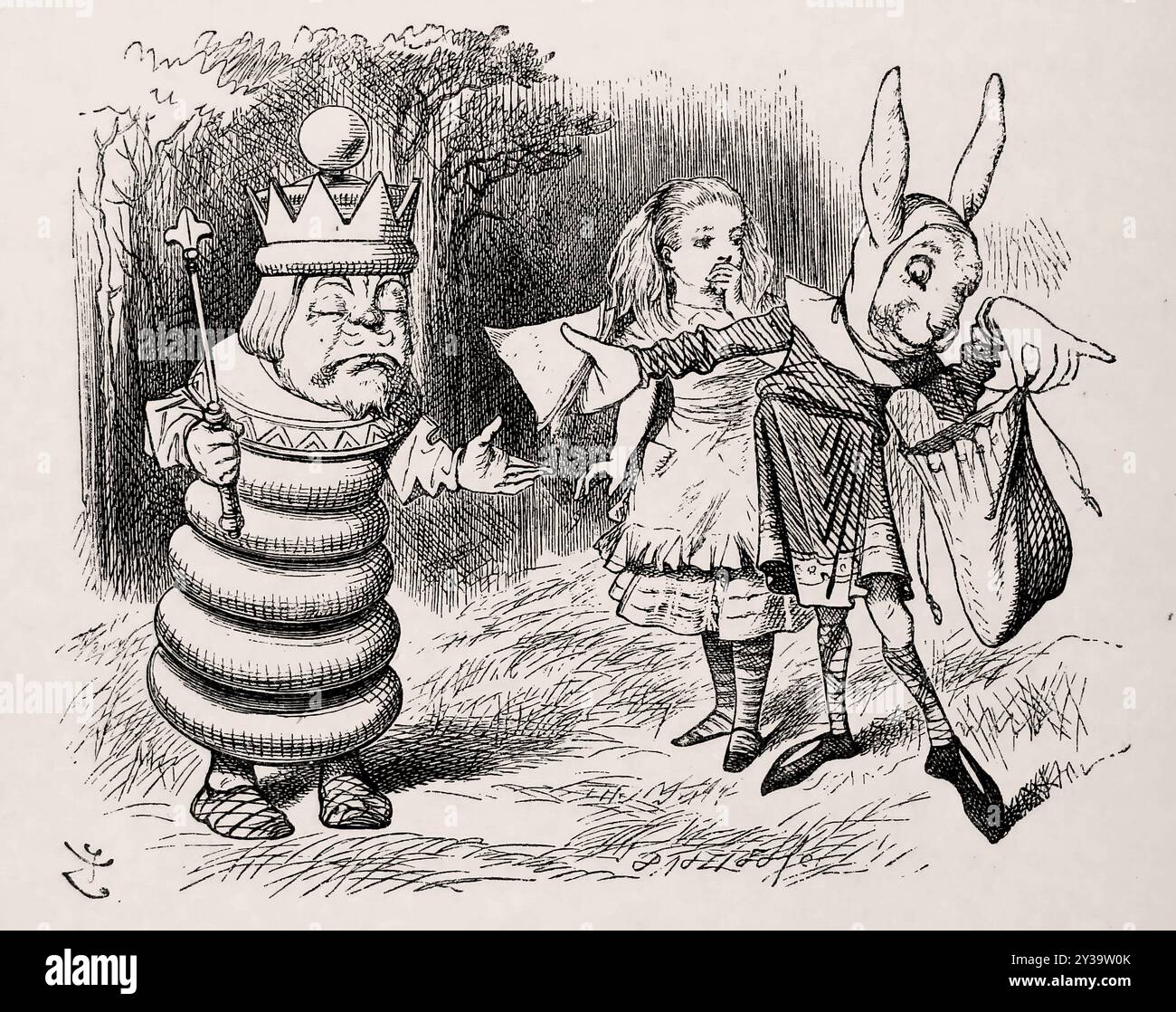Lewis Messen Lewis Carrol - the King and the Messenger Art by John Tenniel for ...