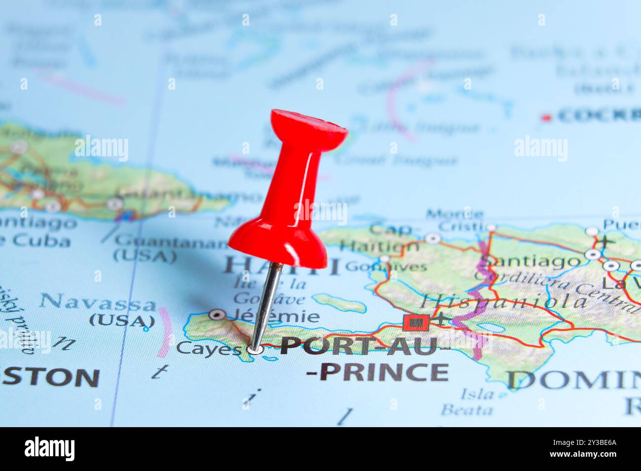 Haiti political map hi-res stock photography and images - Alamy