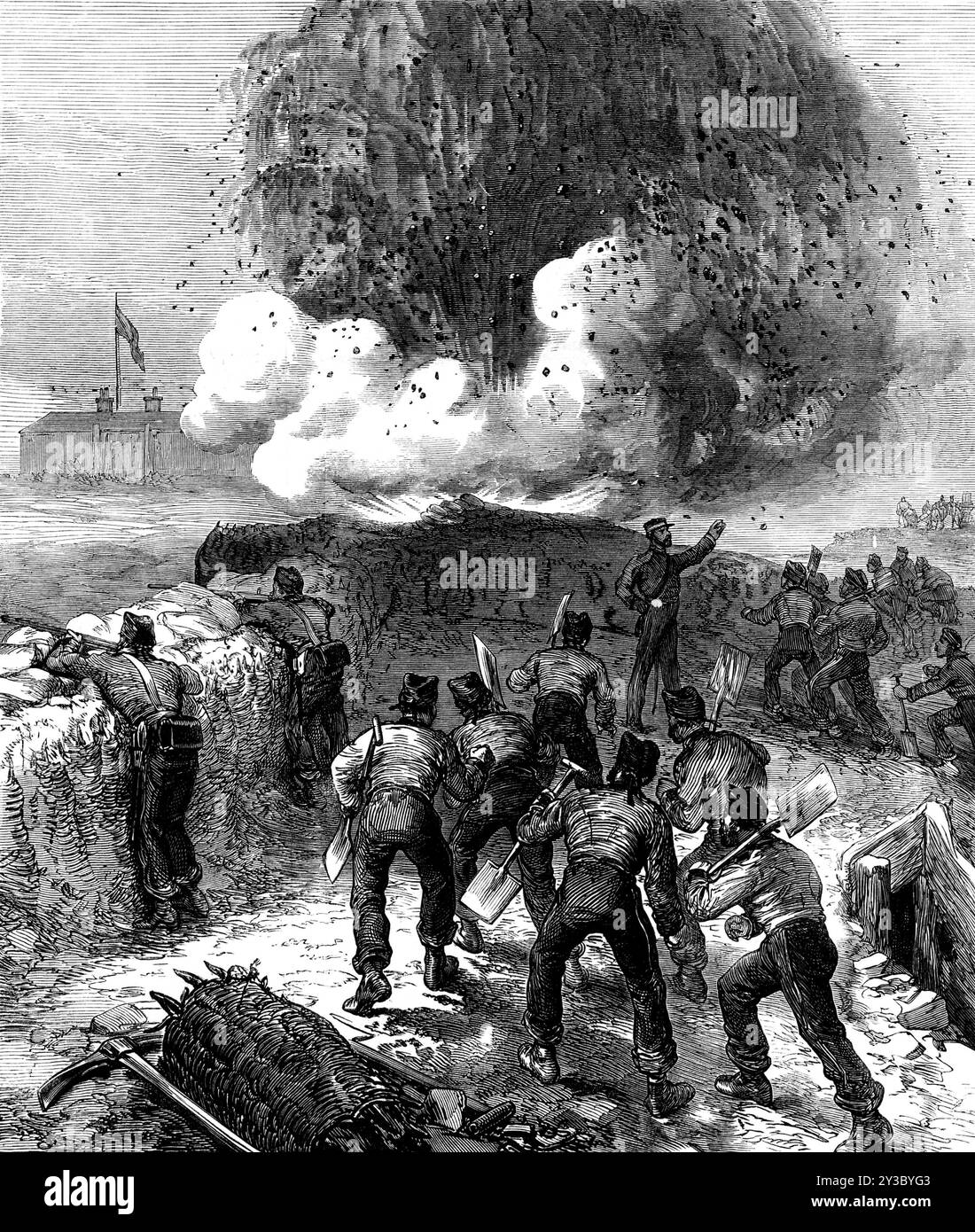 siege-operations-at-chatham-explosion-of-a-mine-1871-british-army