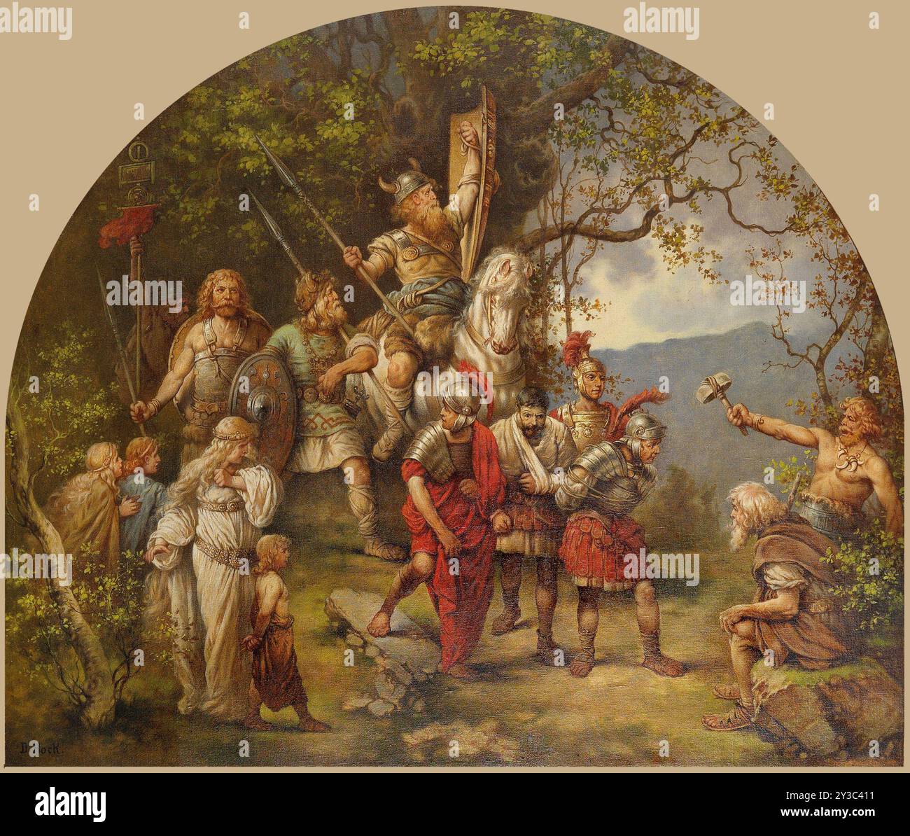 The Germanic peoples and captured Romans, End of 19th-Early 20th cen ...