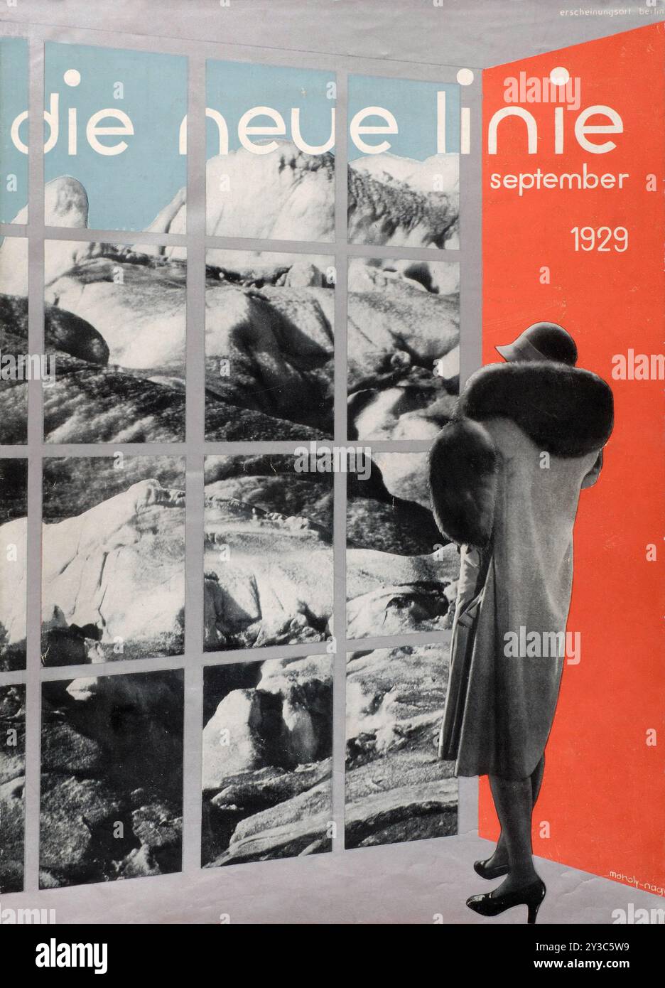 Cover of the magazine &amp;quot;die neue linie&amp;quot;, 1929. Private Collection Stock ...